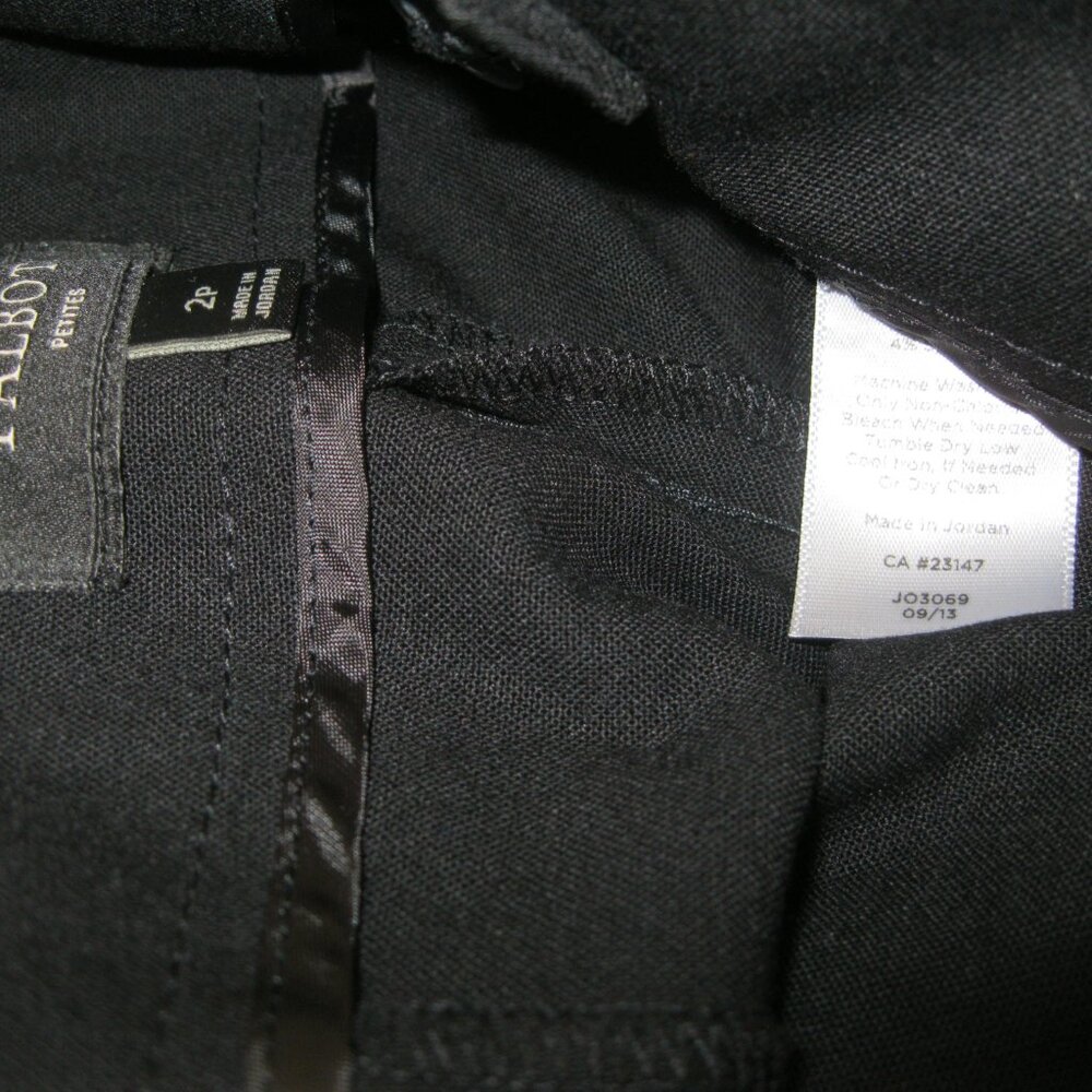Talbots Petites Pants 2 Petite  Black - Picture 5 of 9